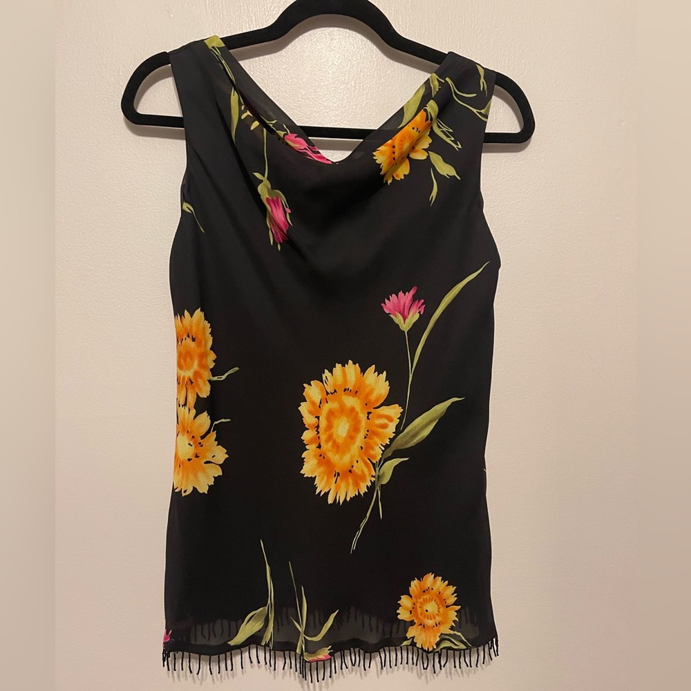 Donna Ricco Vintage Cowl Neck Tank Too - Picture 3 of 7